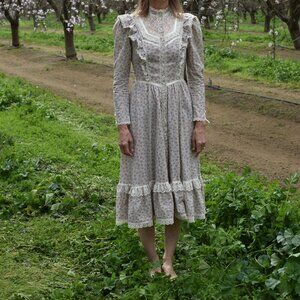 Gunne Sax Dress (Cottagecore, Prairie, Floral)